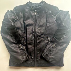 DIESEL leather jacket size 10